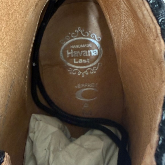 Jeffrey Campbell Lita Mesh Platform Ankle Boots Womens 6.5 Black Goth Indie - Picture 8 of 9